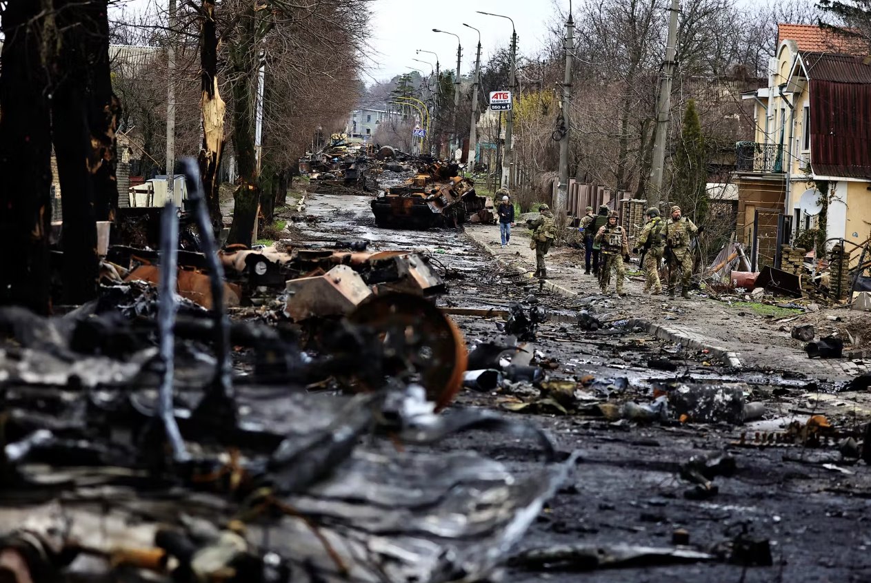 欧盟指责俄罗斯军队在乌克兰布查镇杀害平民，俄方否认针对平民。
