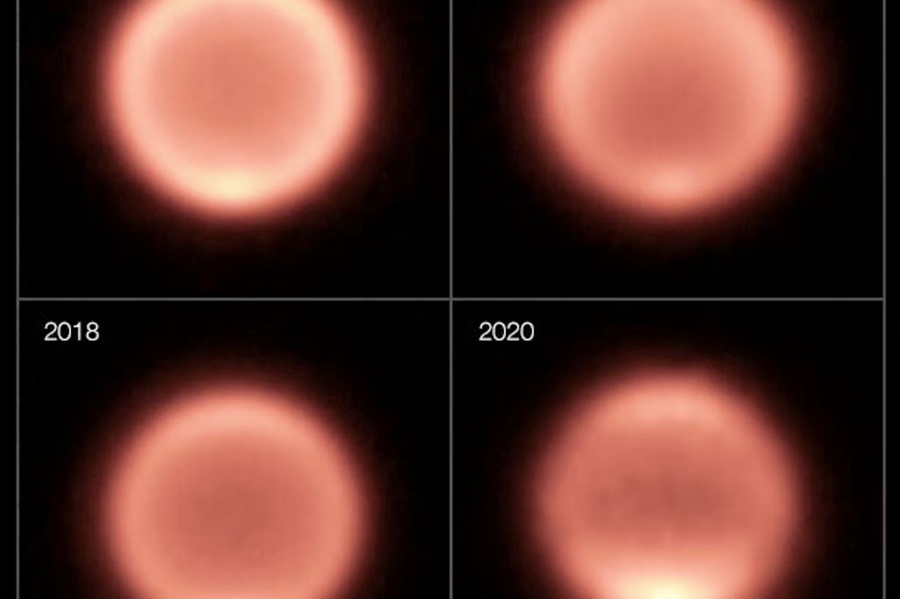 科学家发现海王星上的气温越来越低