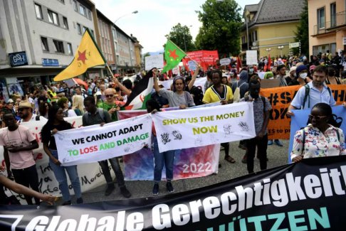 G7在巴伐利亚举行 数百人抗议气候正义
