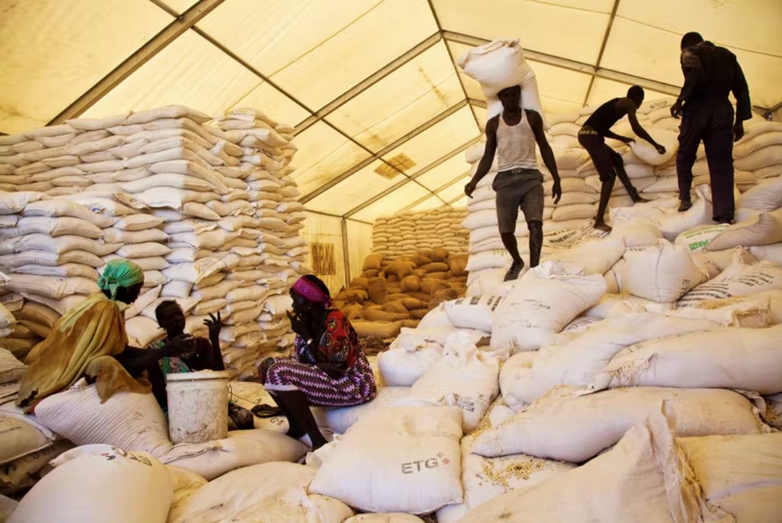 由于资金枯竭，世界粮食计划署暂停对南苏丹的部分粮食援助