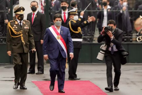 四个拉美国家支持卡斯蒂略继续担任秘鲁总统