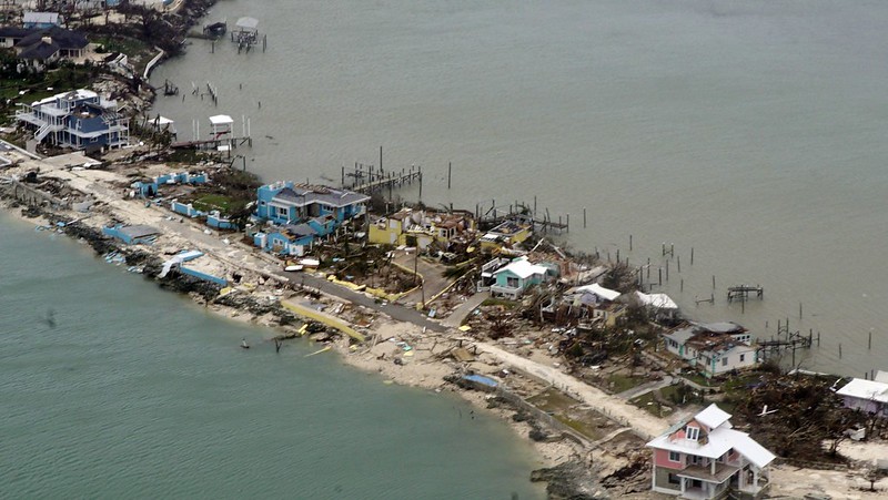 2019年多里安飓风破坏巴哈马的建筑物