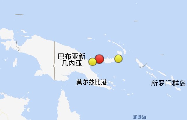 巴布亚新几内亚新不列颠地区发生6级地震