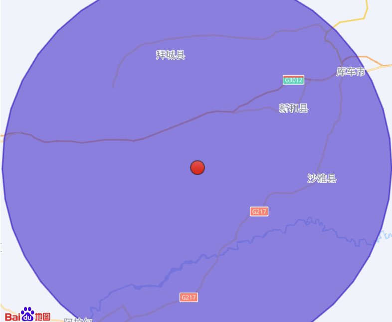 新疆阿克苏地区新和县发生3.2级地震