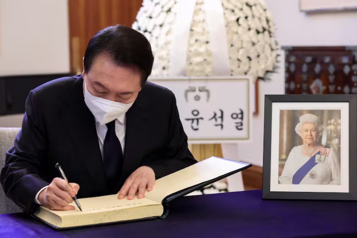 韩国总统将出席伊丽莎白女王的葬礼