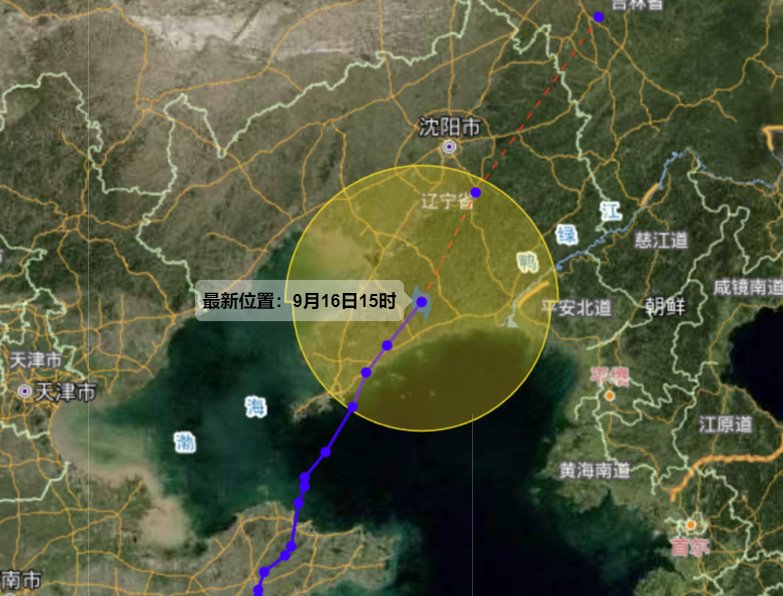 “梅花”为本世纪首个登陆辽宁台风