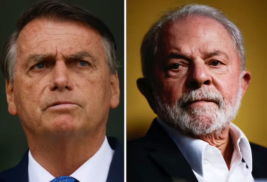 卢拉在巴西第二轮选举前支持率领先博尔索纳罗