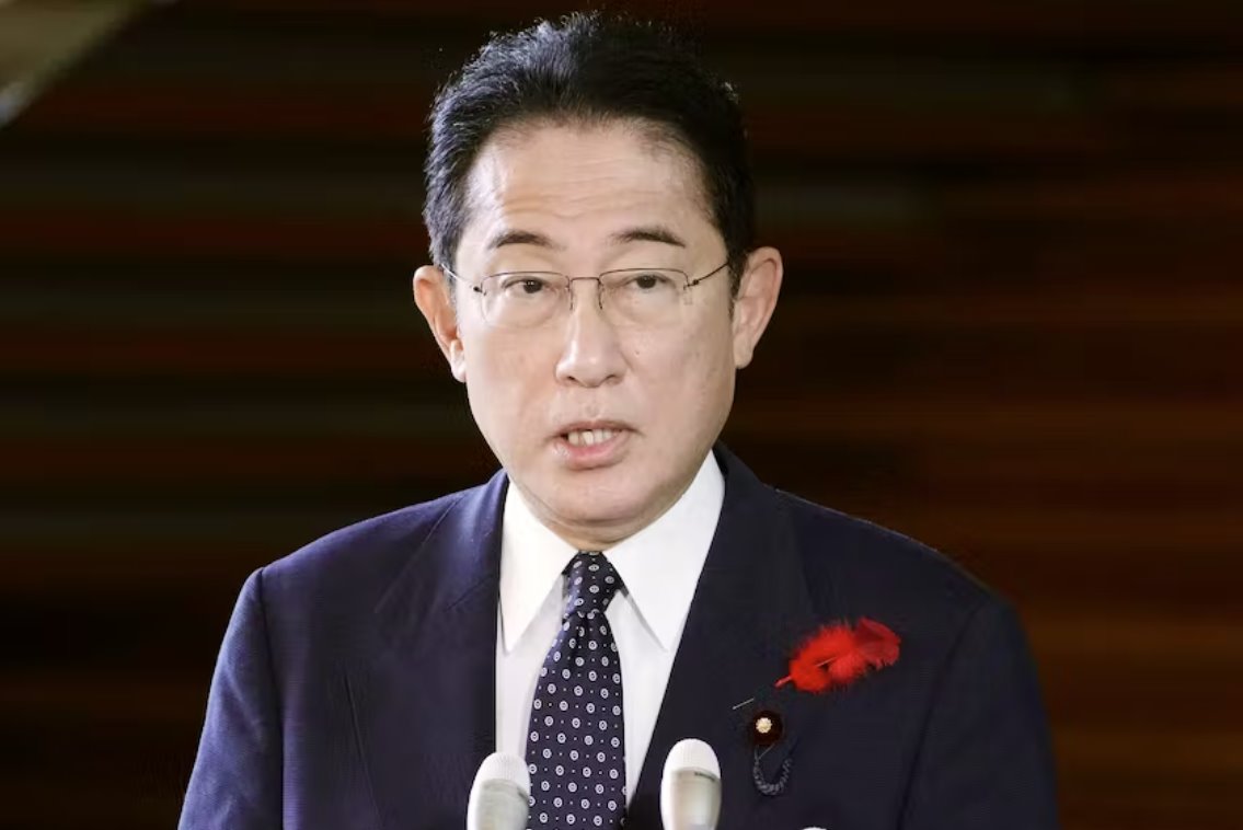 日本首相岸田文雄的支持率降至最低