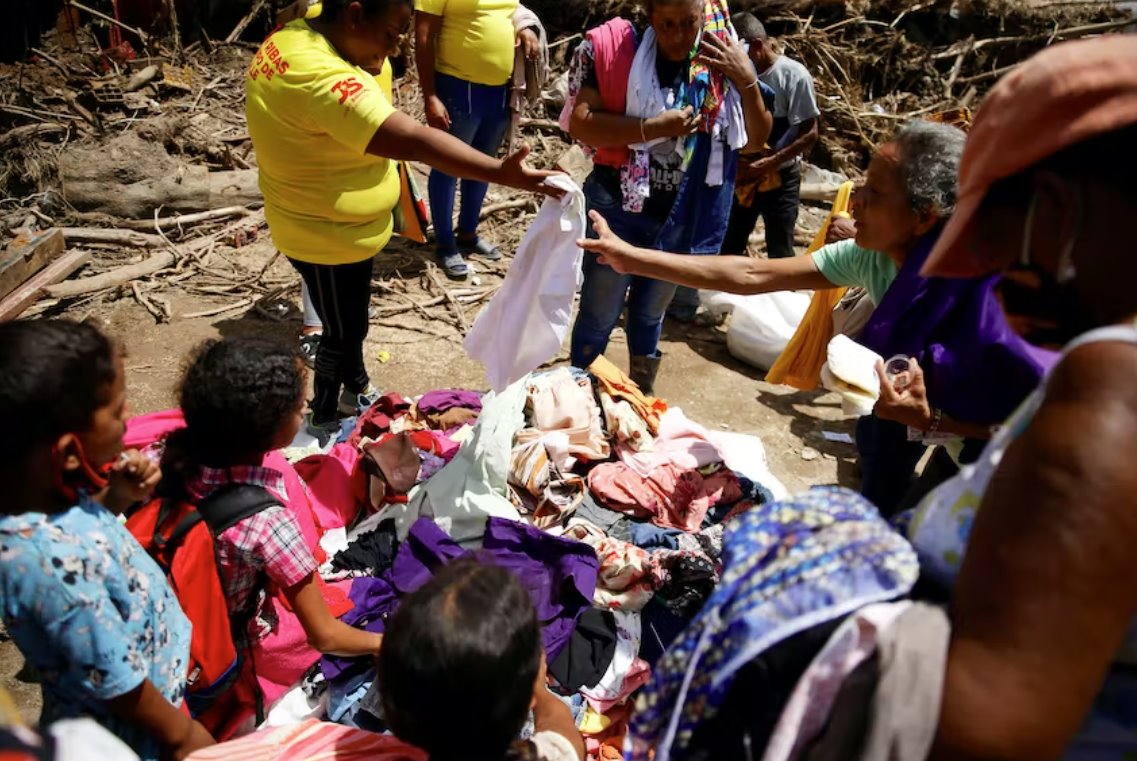 委内瑞拉洪水后数十人失踪 死亡人数上升