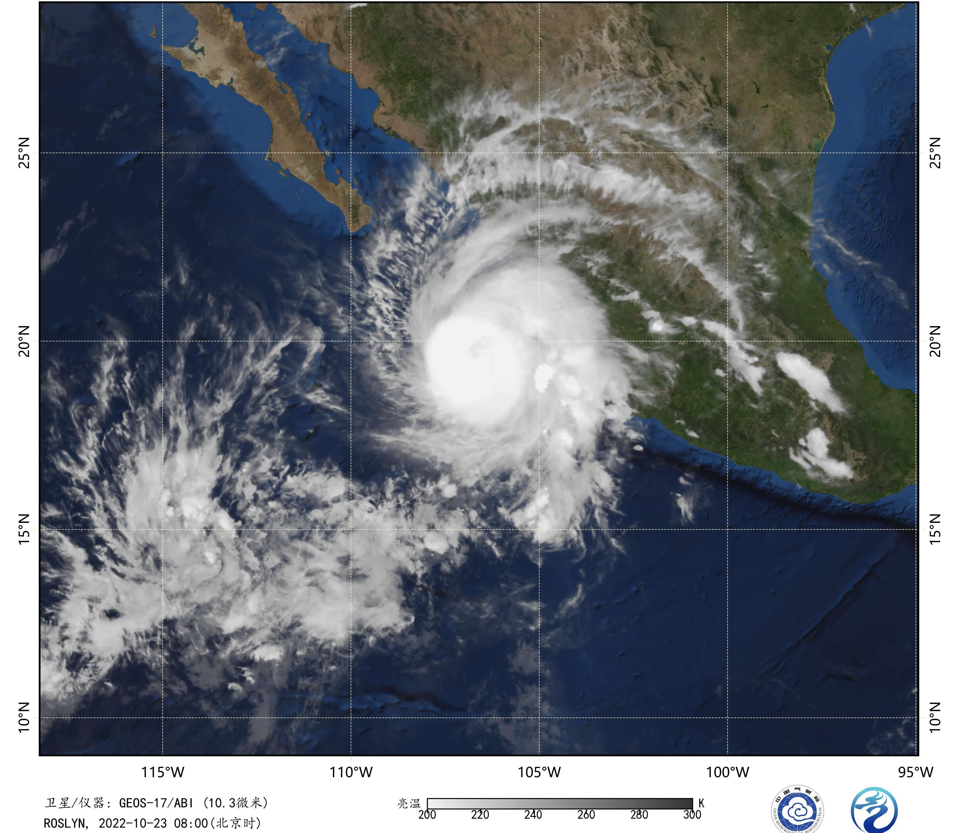 飓风罗斯林增强至4级飓风登陆墨西哥