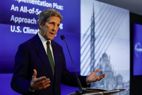 COP27峰会上美国气候特使克里宣布新的碳排放计划