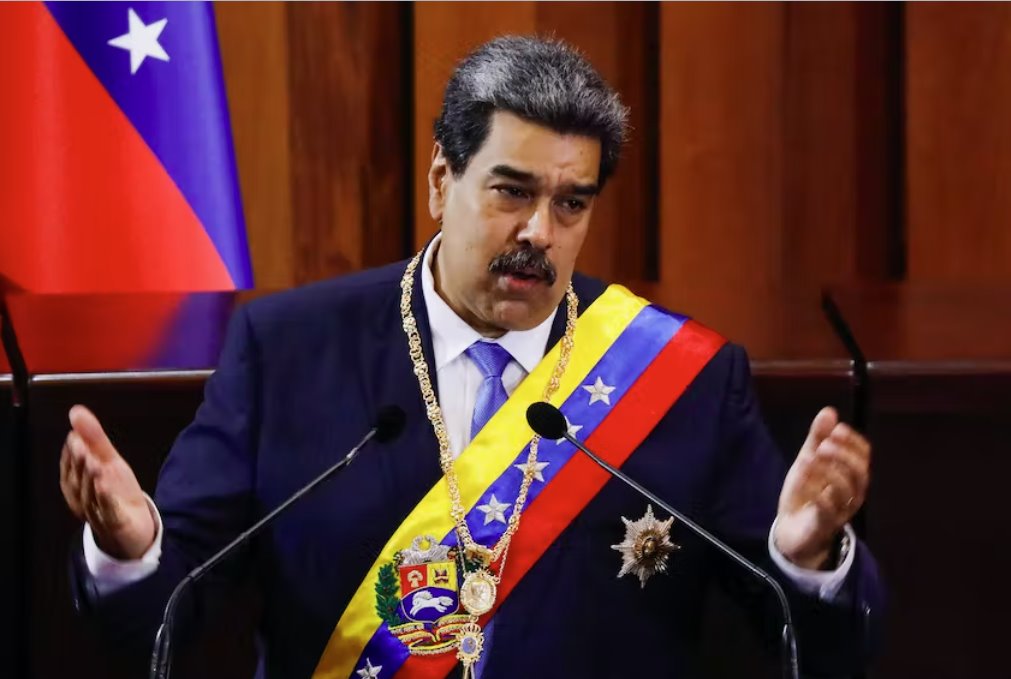 委内瑞拉总统马杜罗抱怨美国无现金授权