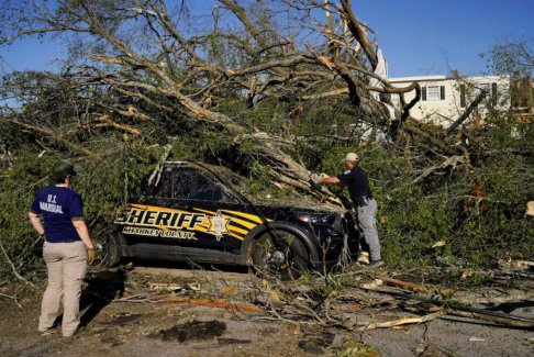 拜登宣布风暴破坏的密西西比州进入紧急状态