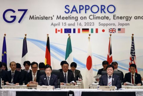 G7部长同意削减天然气消耗并加快可再生能源发展