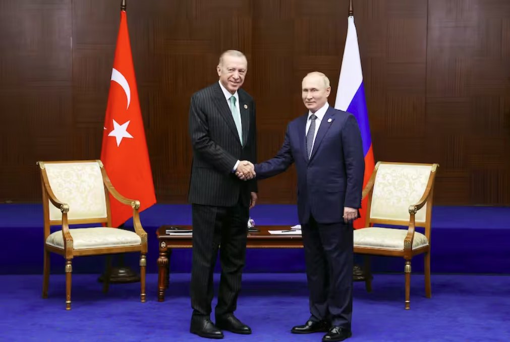 普京说他和土耳其的埃尔多安同意深化合作