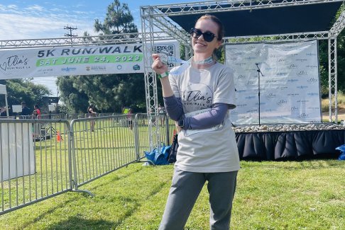 偶像女神Emily Bloom参加洛杉矶Elia' Run Walk LA 5k走跑活动