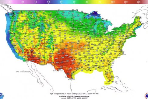 热浪席卷西南部美国最热门地区