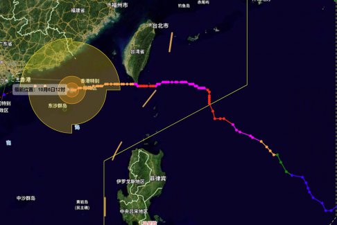 台风小犬袭击台湾后华南地区将迎来强暴雨