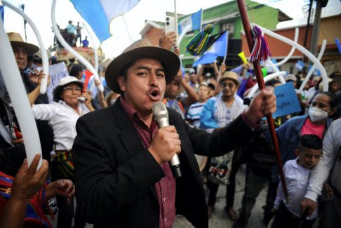 危地马拉抗议活动要求检察官辞职