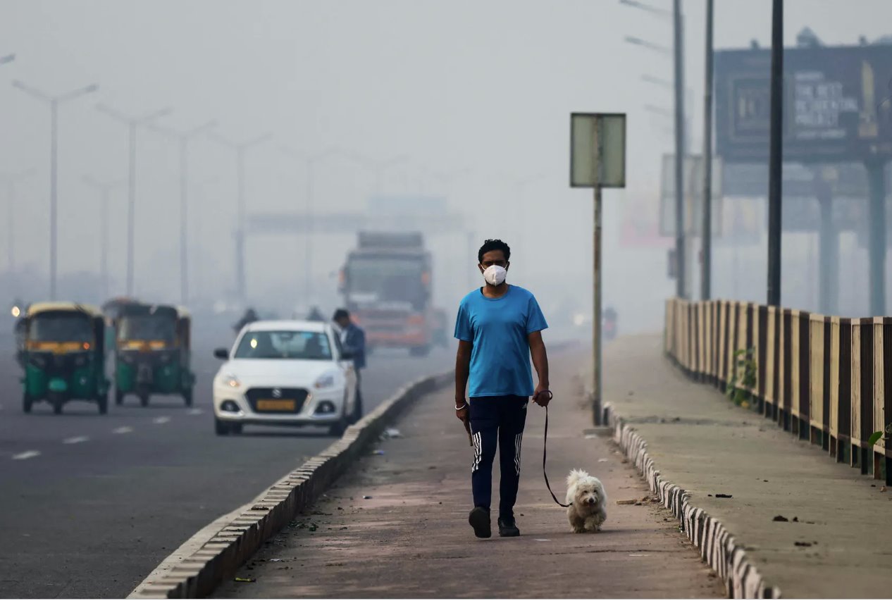 印度首都新德里雾霾暂时缓解 新德里是世界上污染最严重的城市