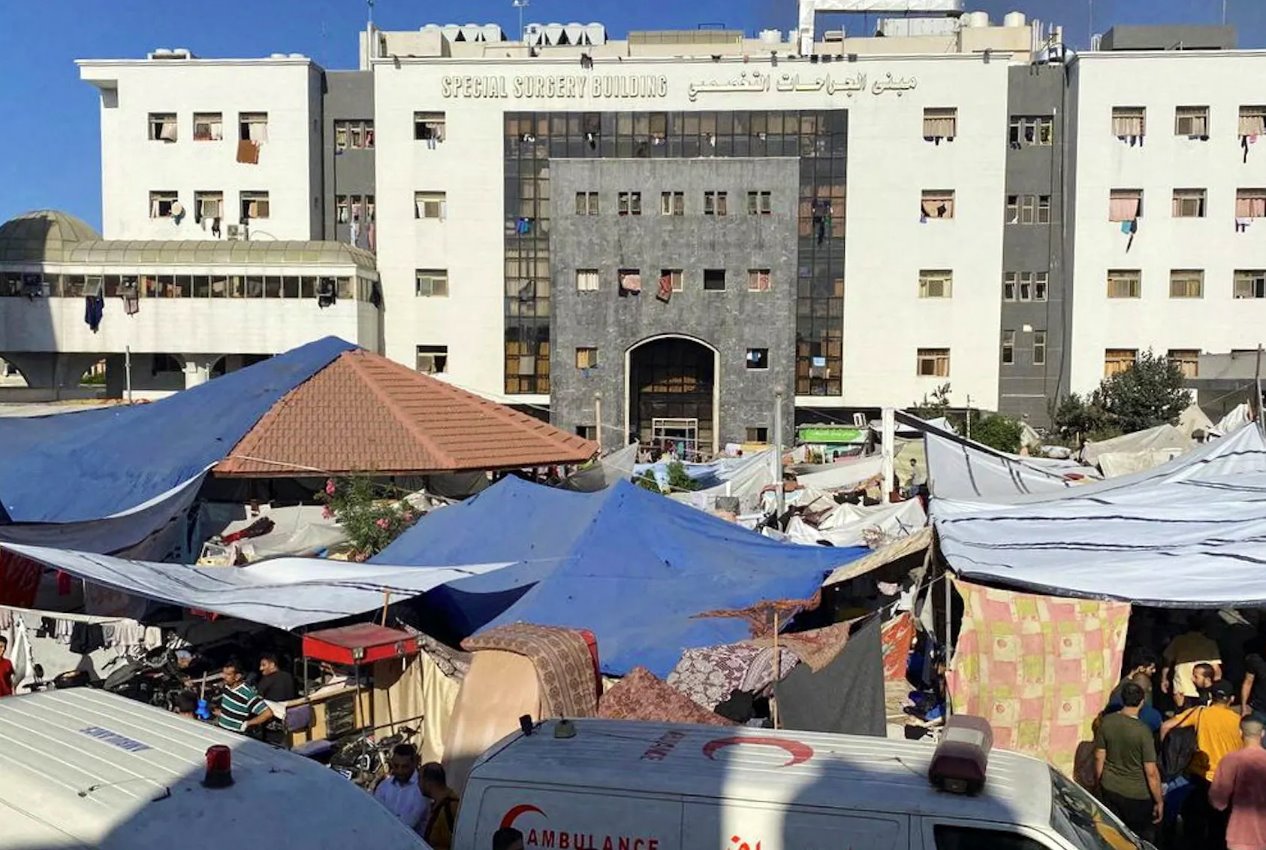 以色列军方称加沙误射的激进炮弹击中了希法医院