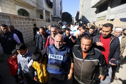 以色列空袭导致两名巴勒斯坦记者在加沙死亡