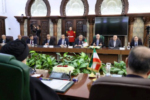 伊朗总统与阿尔及利亚总统讨论加沙问题