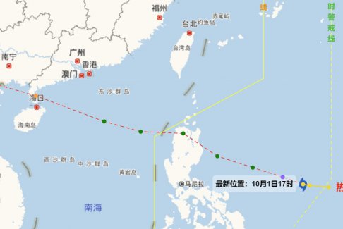 国庆假期深圳将受台风影响