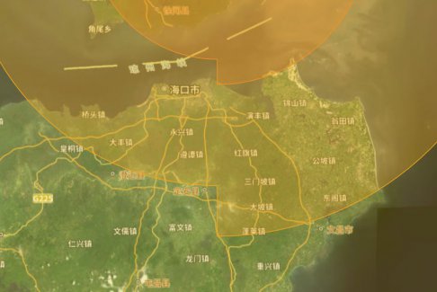 海南文昌发生海水倒灌 有街道被淹
