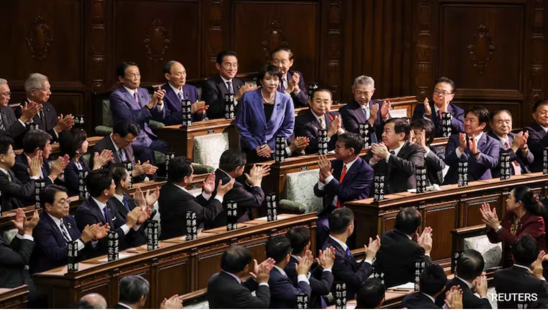 日本首位女首相高市早苗内阁仅任命两名女性