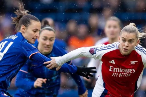 女子超级联赛：阿森纳对阵切尔西