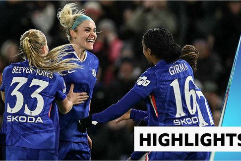 女足切尔西和巴塞罗那打平错失良机