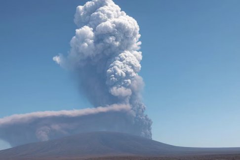 埃塞俄比亚的海利古比火山喷发