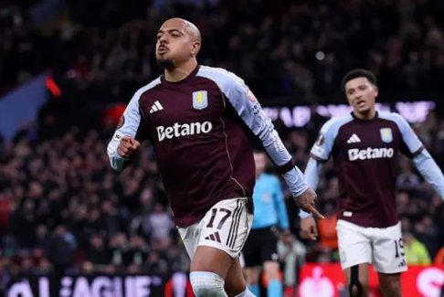 欧足联欧洲联赛阿斯顿维拉2-1年轻人队