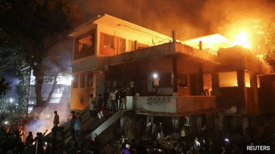 2月5日，孟加拉国国父谢赫·穆吉布·拉赫曼位于达卡市丹蒙迪32号的故居遭到破坏。