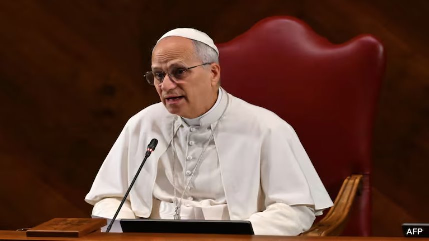 教宗利奥还抱怨说,一些领导人缺乏应对气候变化的意愿。