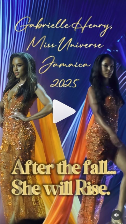 牙买加小姐在环球小姐走秀时从舞台上摔落,被担架抬走。