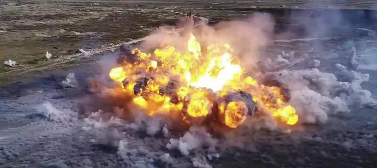 俄罗斯洲际弹道导弹爆炸