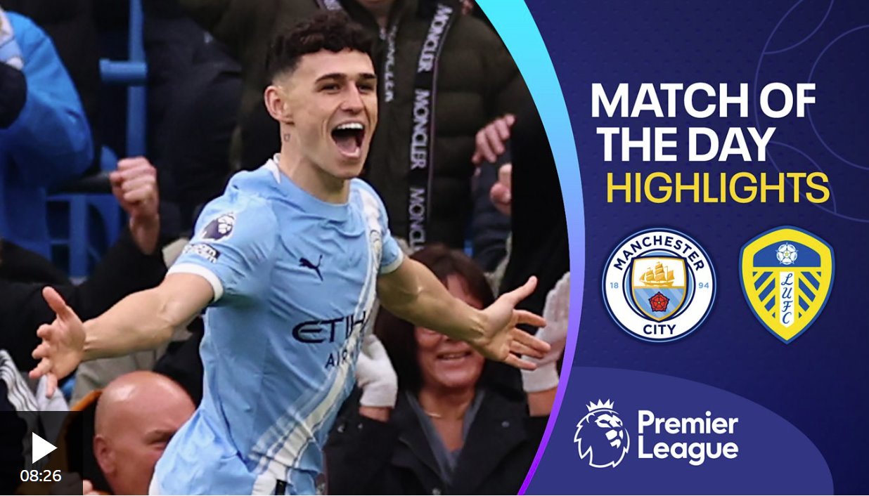 福登表现出色,曼城战胜利兹联