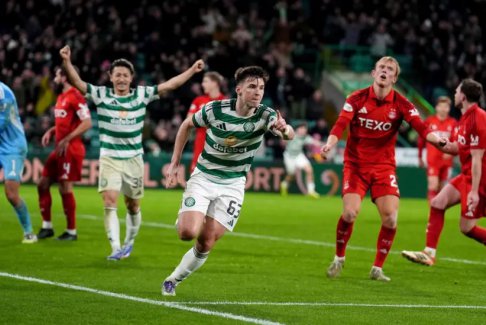 苏格兰超级联赛凯尔特人3-1阿伯丁