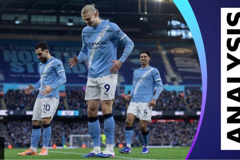 英超联赛曼城3-0战胜西汉姆联