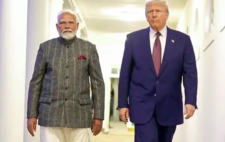 特朗普上个月表示，他将在“某个时候”降低对印度产品的关税。