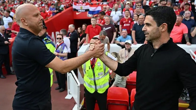 利物浦主帅阿内·斯洛特和阿森纳主帅米克尔·阿尔特塔都将在2025-26赛季寻求成功