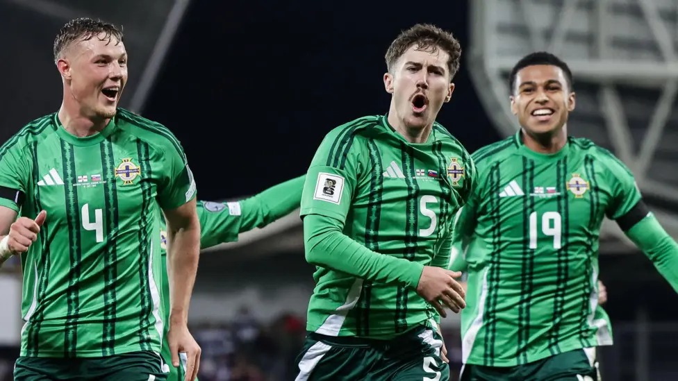 北爱尔兰凭借2024年欧洲国家联赛的成绩获得了世界杯附加赛的参赛资格