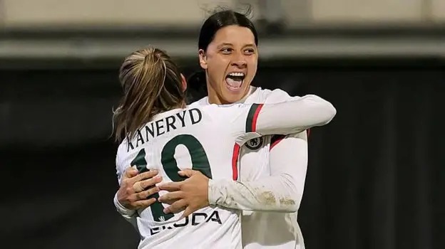 萨姆&middot;克尔庆祝打入制胜球，帮助切尔西获胜。