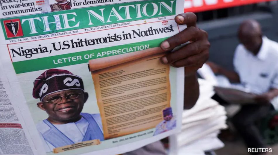 外交部长优素福&middot;图加尔表示，尼日利亚与美国采取了联合行动。