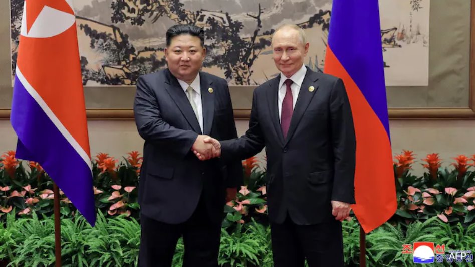 金正恩在下令加大导弹生产力度的第二天，就向普京发去了新年问候。