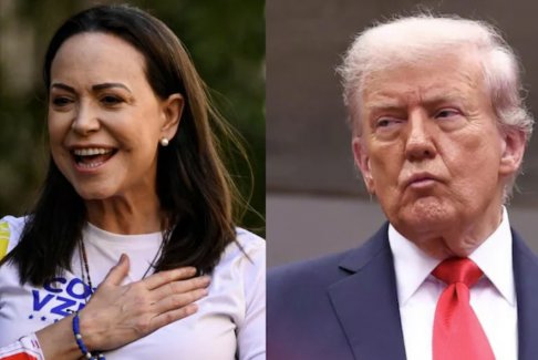 马杜罗行动后玛丽亚·马查多将诺贝尔和平奖授予特