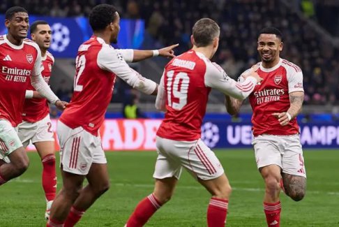 阿森纳热苏斯梅开二度阿森纳3-1战胜国际米兰