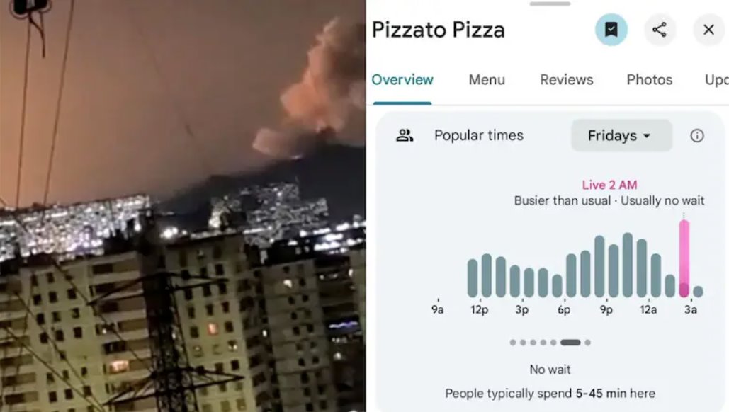 美国袭击委内瑞拉：五角大楼附近披萨订单再次激增